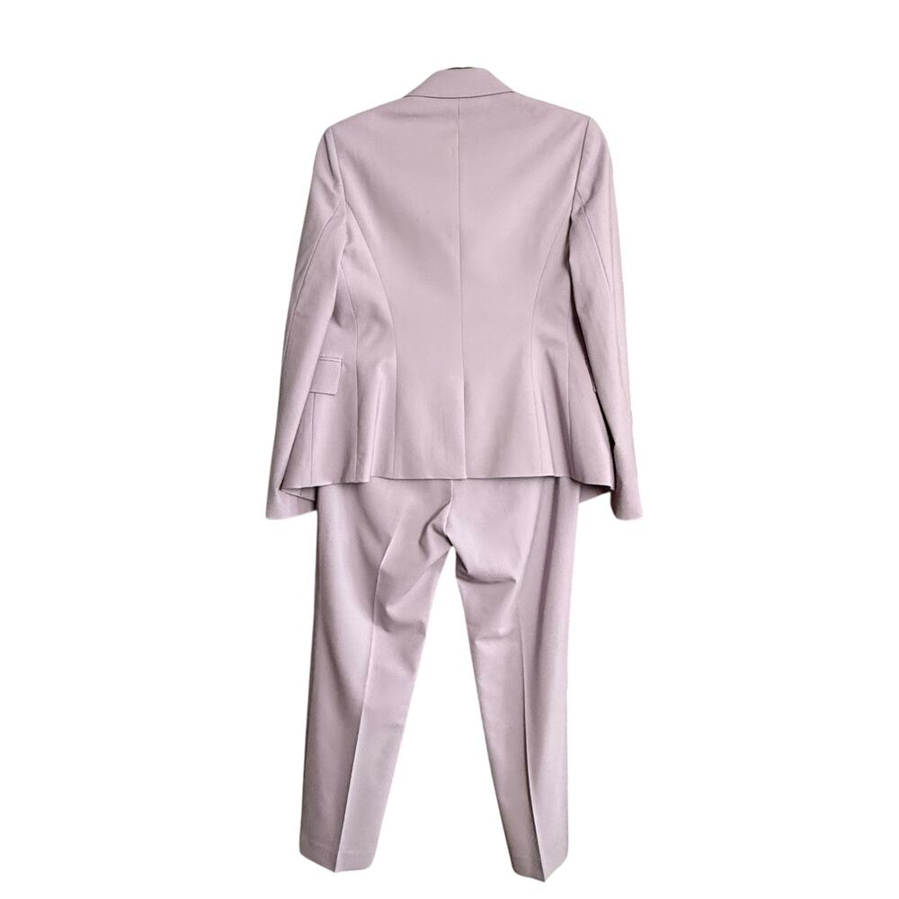 Theory Suit Set Wool in Lavender Tailored Blazer Size 2 & Pants Size 4 Stretchy - Picture 5 of 12